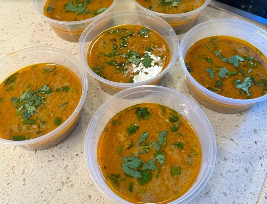 Home-style curry portions